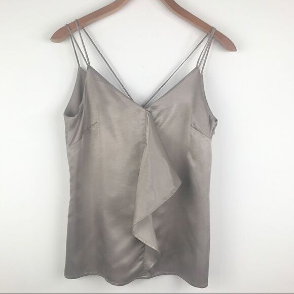 Banana Republic Heritage Collection Silvery Gray Tank Blouse - Picture 1 of 10